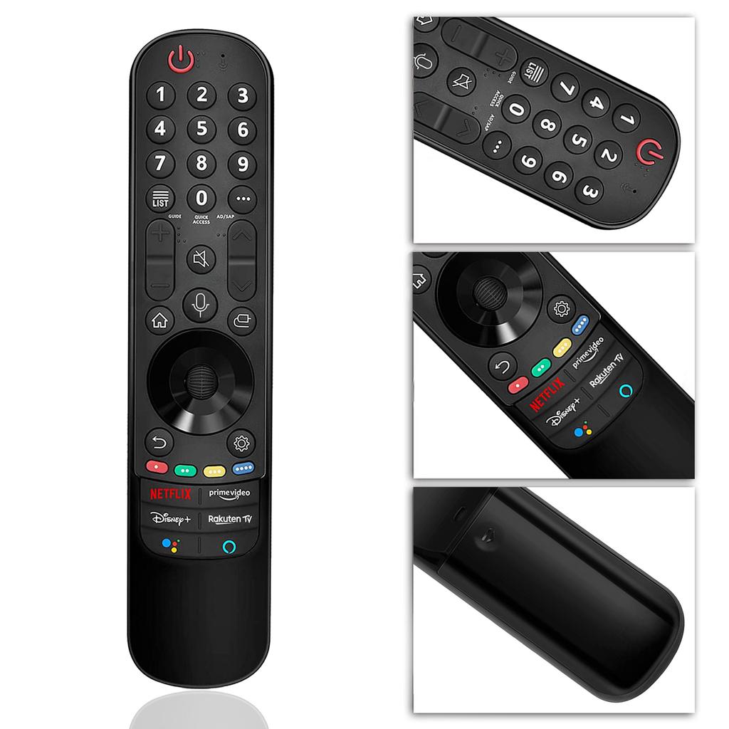 21GA 12m Range Remote Control Compatible for 4K UHD OLED Smart Voice TV