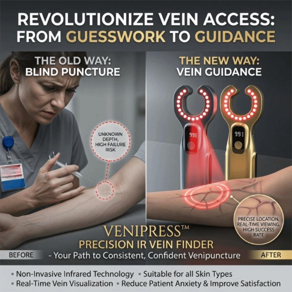Portable Vein Finder Imaging Device Red Light LED Handheld Blood Vessel Locator The Elderly