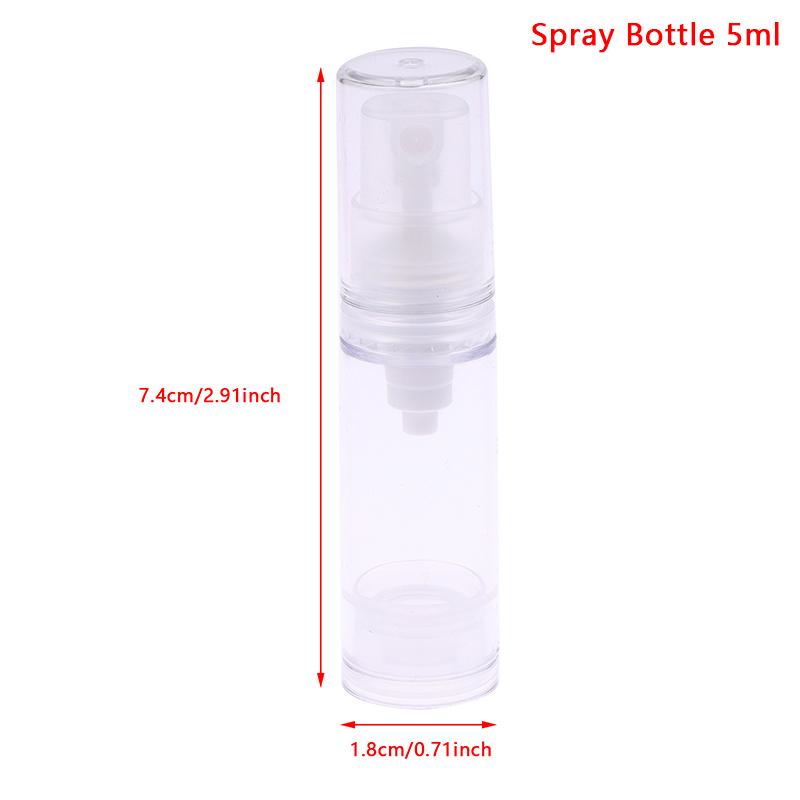 5 ml 10 ml 15 ml Vakuum-Sprühlotionsflasche, Reisekosmetikbehälter, Lotionspumpenflasche, Gesichtscreme, Airless-Flasche, Hautpflege