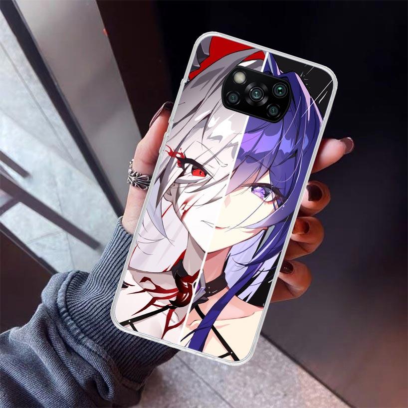 Honkai Star Rail Acheron Phone Case For Xiaomi Poco X5 X6 X7 Pro F7 Ultra M7 Redmi 15C 15 13C 13 12C 12 10 10C 10A 9 9C 9T 9A Co