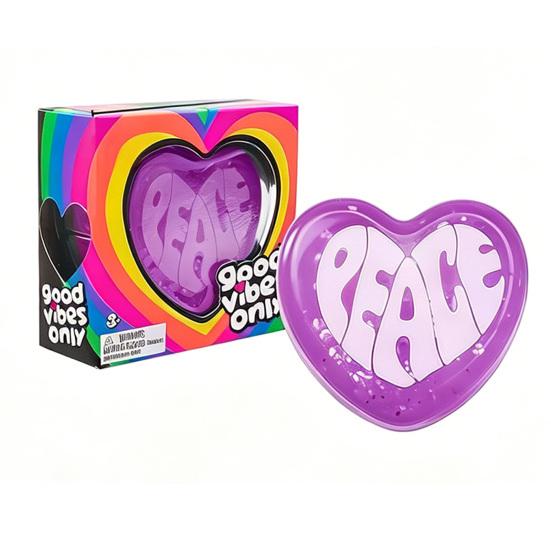 

Love Heart Squeeze Toy Anxiety Relieving Heart Shape Sensory Fidget Toy Concentration Aid Relaxation Decompression Hand Exercise Toy фиолетовый