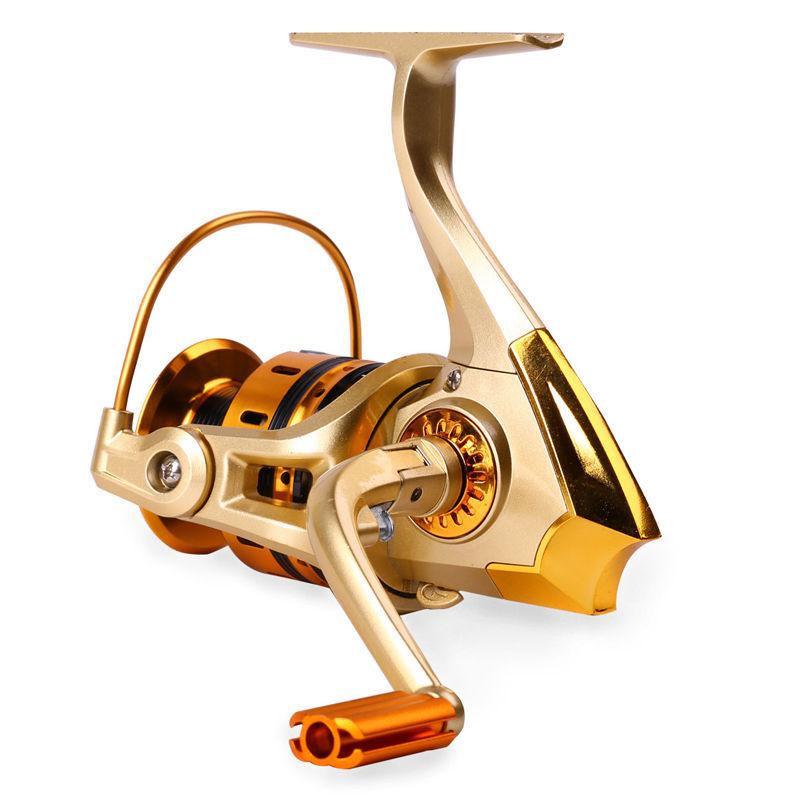 Metal Fishing Reel With Adjustable Drag For Saltwater Fishing Enthusiasts