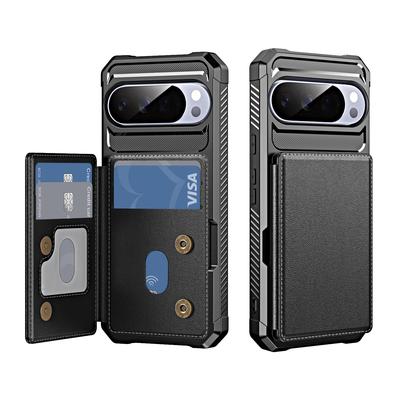 Left-Right Flip Card Slot Wallet Leather Phone Case for Google Pixel 7 8 9 10 Pro XL Shockproof Pocket Cover for Pixel 9A 8A 7A