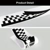 2Pcs Car Hood Over Stickers Vinyl Film Auto Racing Sports Styling DIY Decals Automobiles Car Accessories Auto Tuning Decoration