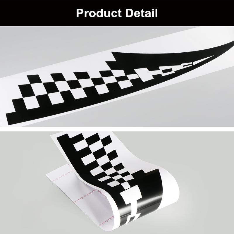 2Pcs Car Hood Over Stickers Vinyl Film Auto Racing Sports Styling DIY Decals Automobiles Car Accessories Auto Tuning Decoration