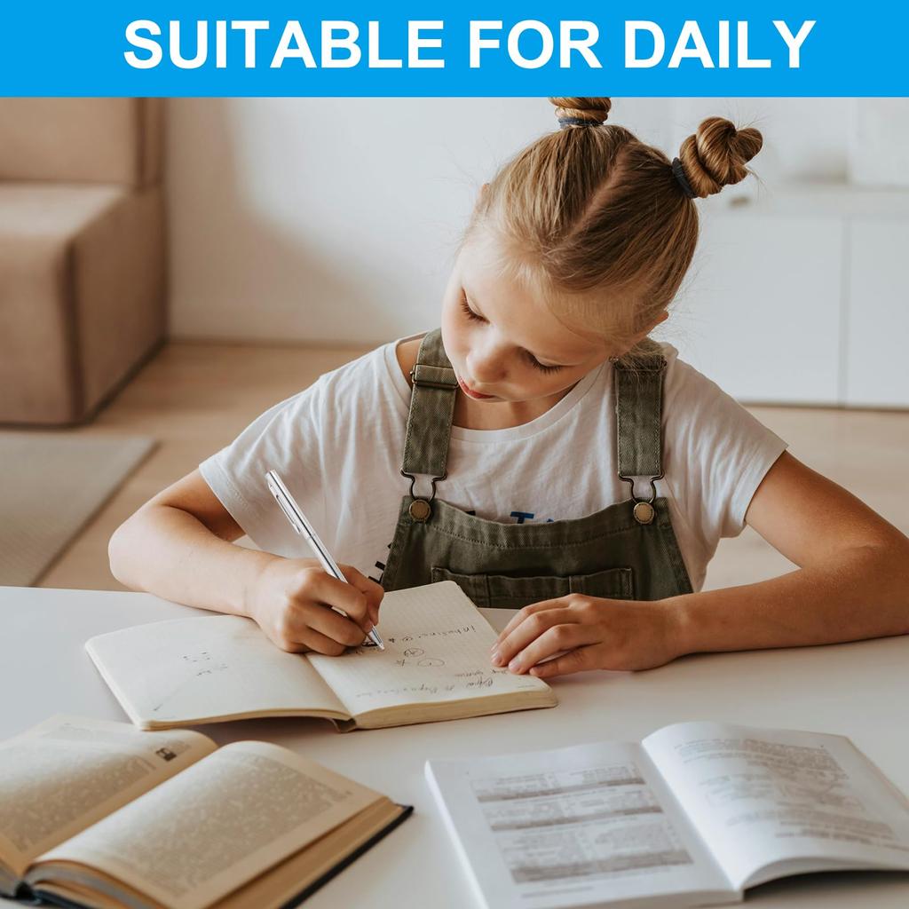 PATIKIL Długopis 100 Szuflad Metalowy Czarny Tusz Tłoczenie Pisanie Srebrny Odcień na Wesela i do Biur Hurt, Długopisy,