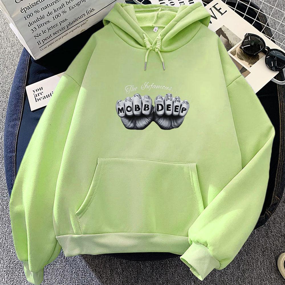 Mobb Deep Hip Hop Aesthetic Hoodie Funko Pop Fashion Sweatshirt Long Sleeve Comfortable Clothing Moletom Hooded Pullovers Soft