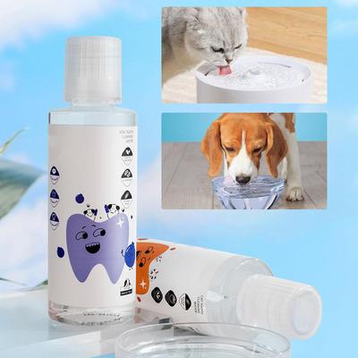 Aditivo de Água Dental para Cães 200ml Solução de Cuidados com os Dentes Removedor de Placa e Tártaro para Limpeza e Cuidados Dentários de Cães Gatos Removedor Natural de Mau Hálito