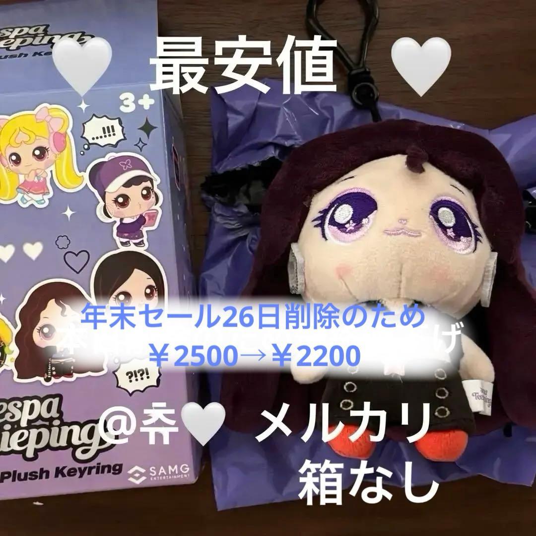 [USED] aespa teenieping Tinipin Plush Toy Winter Deleted Today