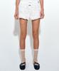 Nigaennikol Flower Micro Short Pants_Ivory