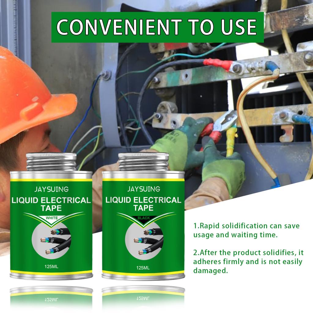 Liquid Electrical Tape Brush On Sealant Waterproof Insulation Adhesive For Wire Cable Connector Repair Resistance Rubber Coating