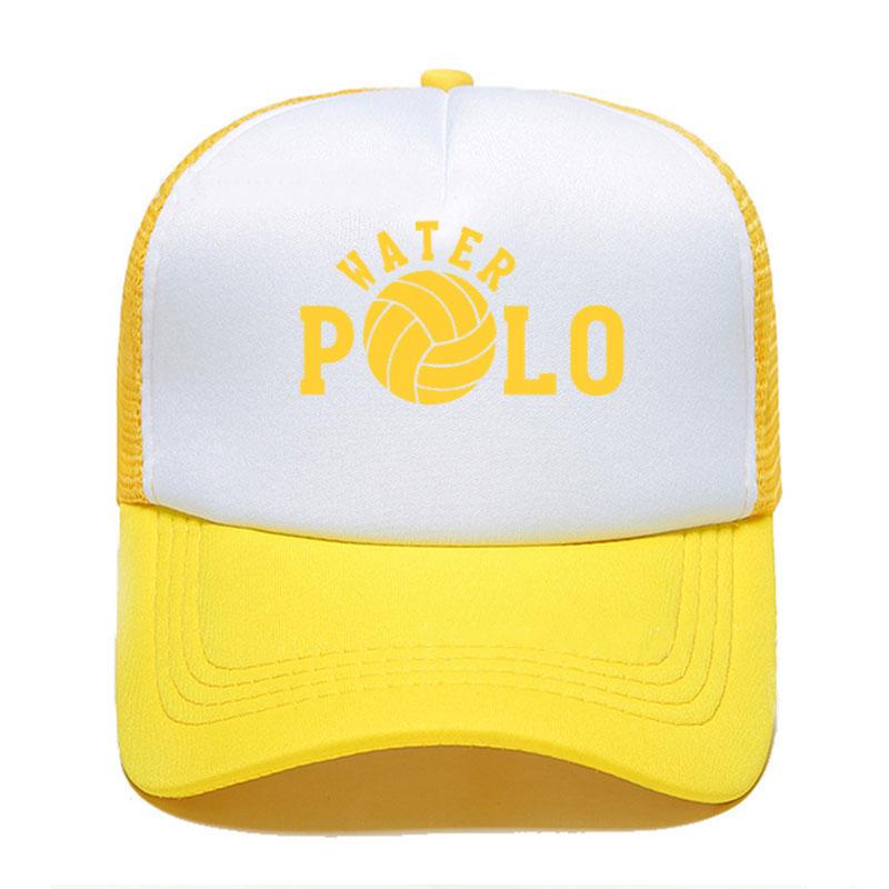 New Waterpolo Player Print Casual Women Unisex Unisex Summer Parentchild Hats Mesh Visor Outdoor Sun Hat