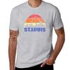 Vintage St. Louis Skyline - St. Louis Missouri Arch T-Shirt quick-drying kawaii clothes T-shirts for men cotton