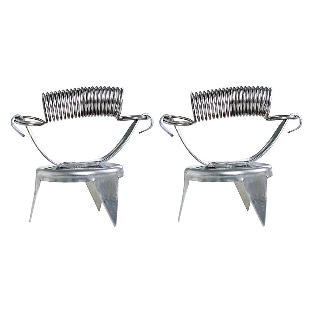 2 Stück Keramikglasurwerkzeuge Fingerspitzen-Tauchglasurzange Edelstahl-Glasurzange DIY Teetasse Kleines Keramik-Farb- und Glasurwerkzeug