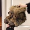 Small thick-soled snow boots women's 2026 new autumn and winter thickened fluffy short boots wear warm cotton shoes
