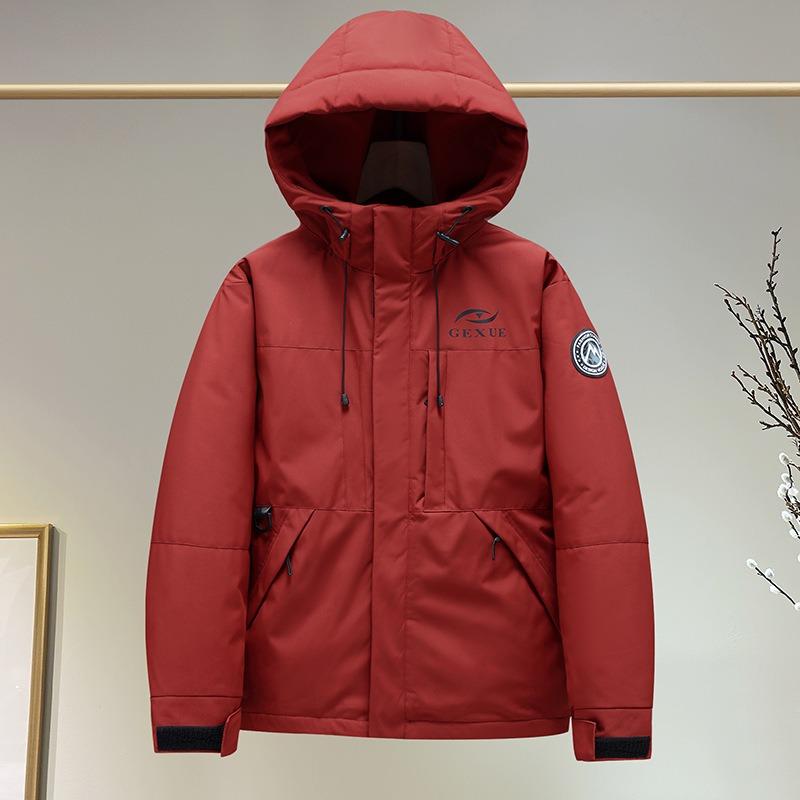 New women's jacket autumn and winter down cotton clothes single punch jacket men and women couple casual outdoor hiking jacket