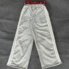 European and American Retro Sports Casual Loose Fitting Men's and Women's Double Waisted Fake Two-piece Sweatpants