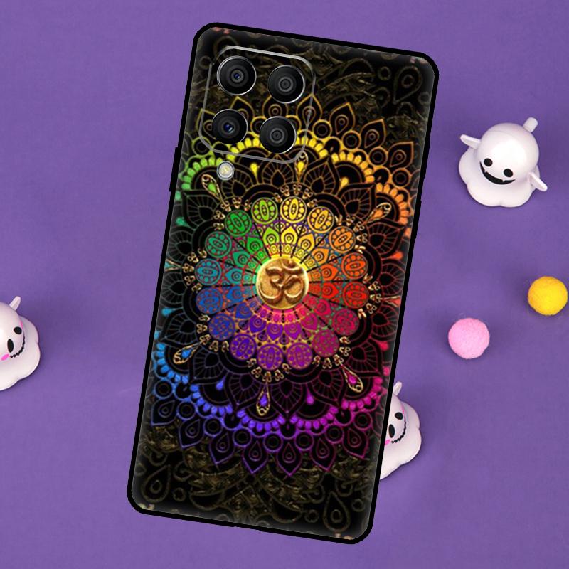 Aum Om Yoga Cover For Samsung Galaxy M54 M14 M34 M33 M13 M23 M53 M15 M55 M31 M51 M20 M30s M32 M52 Case