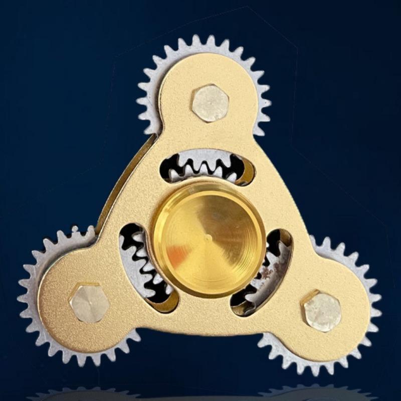 

Gear Alloy Fidgeting Spinner Edc Metal Spinning Top Tip Gyro Relieve Stress Ease Plaything Antistresse Rotating Relieving Stress