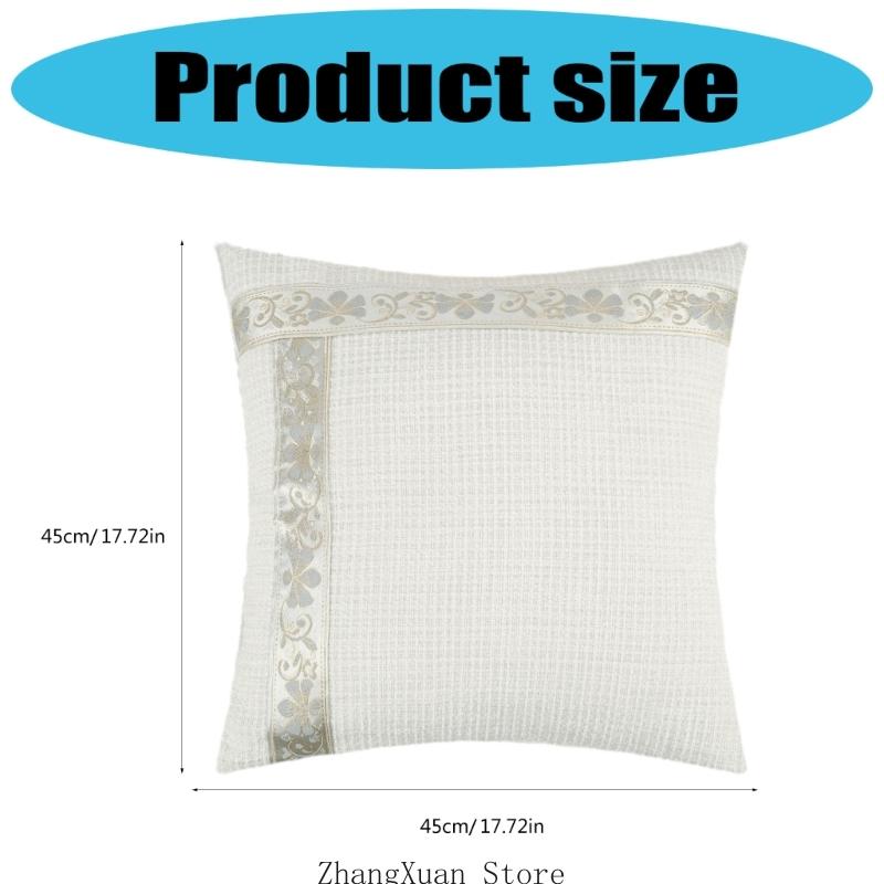 Soft Polyester Throw Pillow Covers Pillowcase For Sofa Bed Elegant Homes Decorations Cushion Cover Studies Accessories