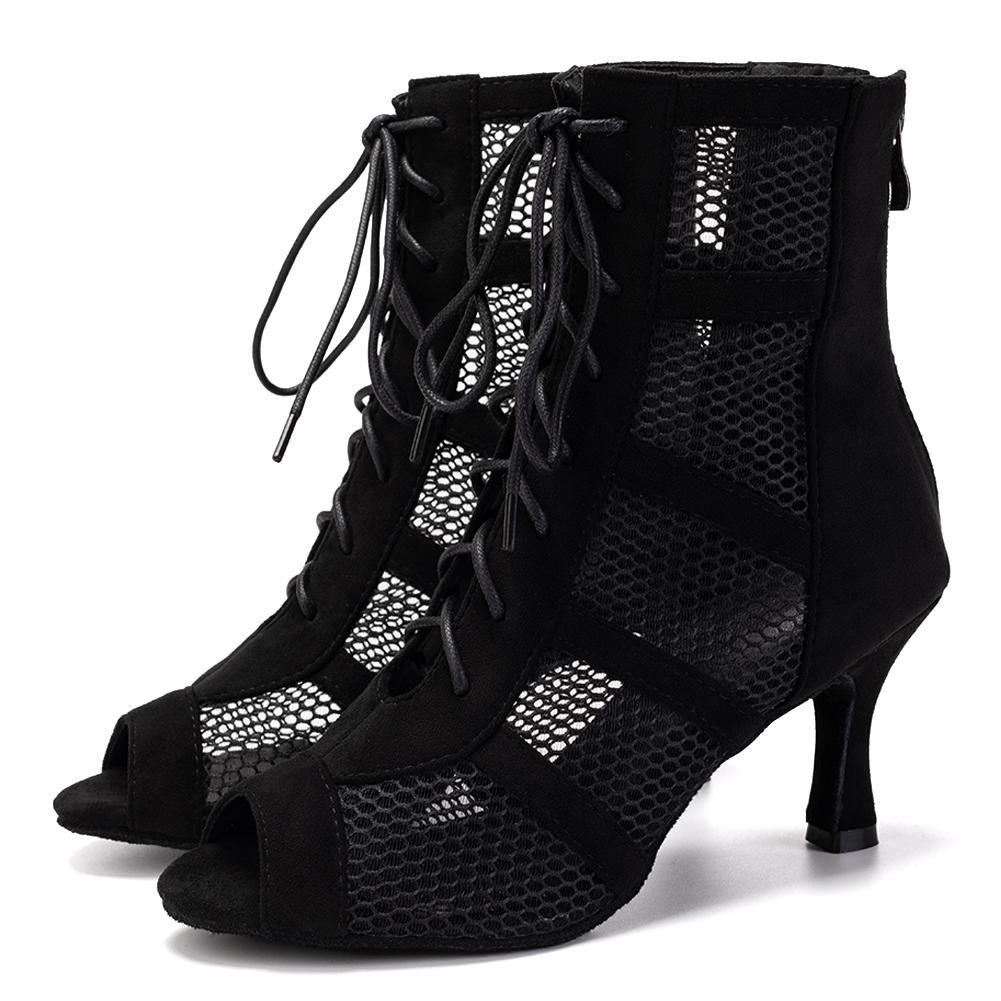Women's Luxury Shoe High Heel Latin Ballroom Salsa Dance Shoes 7.5cm Heel