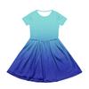 Girl Summer Dress Color & Print Short Sleeve Dress With Pocket Casual Dress Shorts Sleeve Party Dress Easter Day