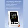 5 in 1 Portable Air Quality Monitor Detects TVOC CO2 Temperature Humidity with HD Screen Built in Battery for Indoor