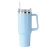 40oz Large Capacity 304 Stainless Steel Vacuum Flask with Handle and Straw
