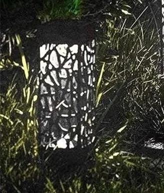 

LED Solar Garden Lights 2 6pcs Outdoor Waterproof Hollowing Out Lawn Lamps for Pathway Patio Yard Decoration Landscape Lighting 1pcs белый