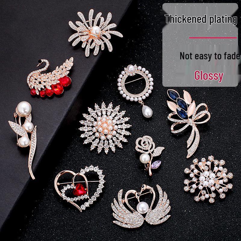 Elegant Peony Brooch: High-End Chinese Style Corsage Pin