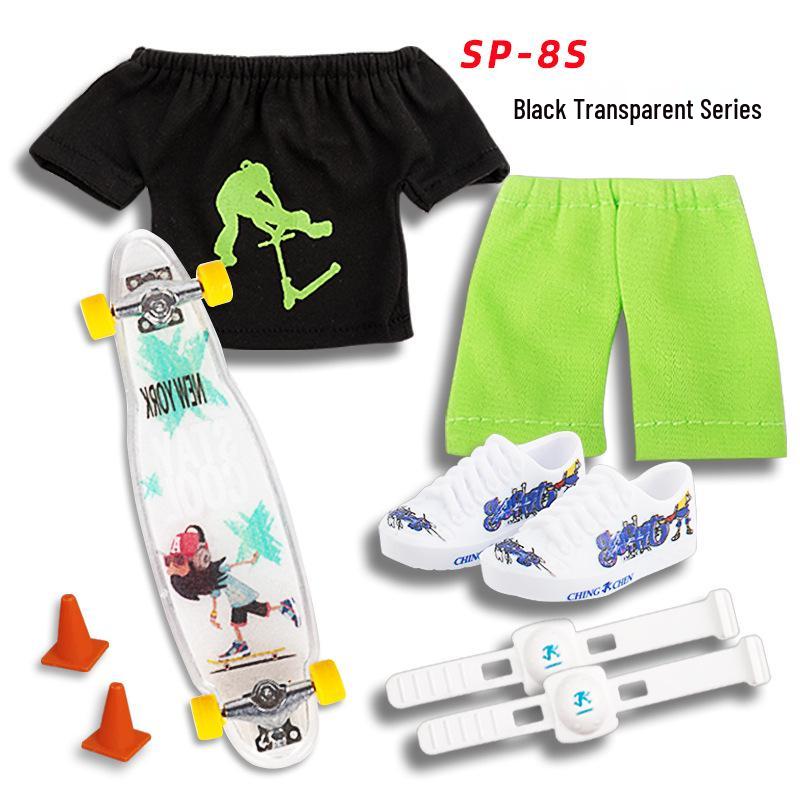 Mini Finger Shoes & Scooter Set with Finger Pants - Patent Protected, Authenticity Ensured