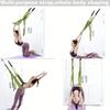 A Universal Yoga Stretching Strap with Door Anchor, Polyester Fitness Strap, Leg Stretch, Backbend Assisted Dance, Ballet