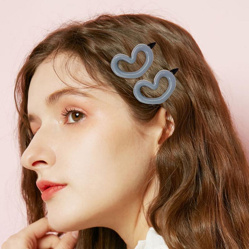 Herzform Haarklammer Niedliche Klammer Haaraccessoires für Bad Lebhaftes Aussehen Rutschfest Niedliche Herzform Niedliche Haarspange