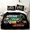 Set 3 piese Chucky cu Tiffany Perfect pentru dormitor Set de lenjerie de pat confortabil include o husă de pilotă și două fețe de pernă Cadou ideal pentru ziua de naștere sau Crăciun