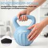 Kettlebell for Strength Training Kettle Bell with Non-Slip Handle 6 kg Blue