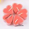 9pcs Heart-shaped Scented Tea Candles Valentine's Day Romantic Love Candle Proposals Wedding Anniversary Decorative Candle