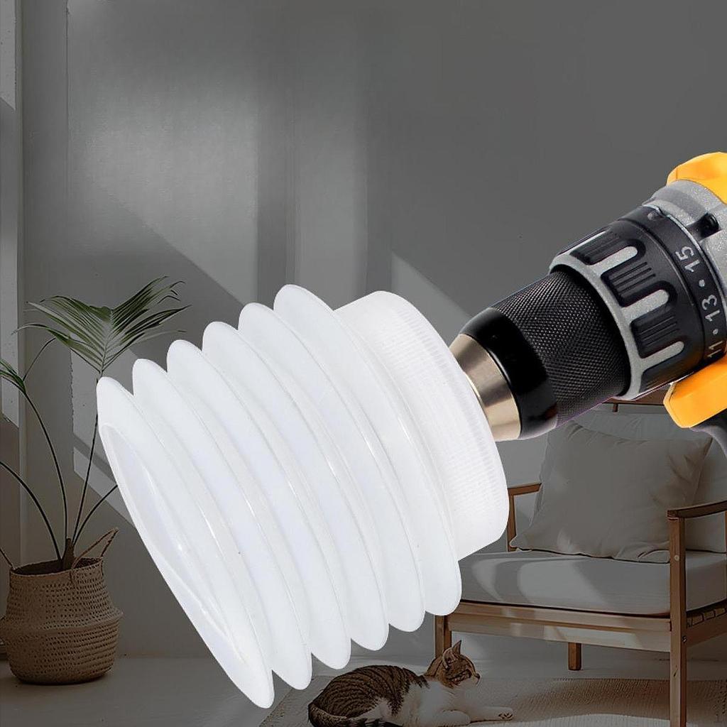 Drill Dust Cover Collector Bowl Shockproof Ceiling Cutting Work Dustproof Ash Hole