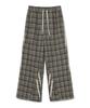 MILLO WOMEN Curved Loose Track Pants [Brown]