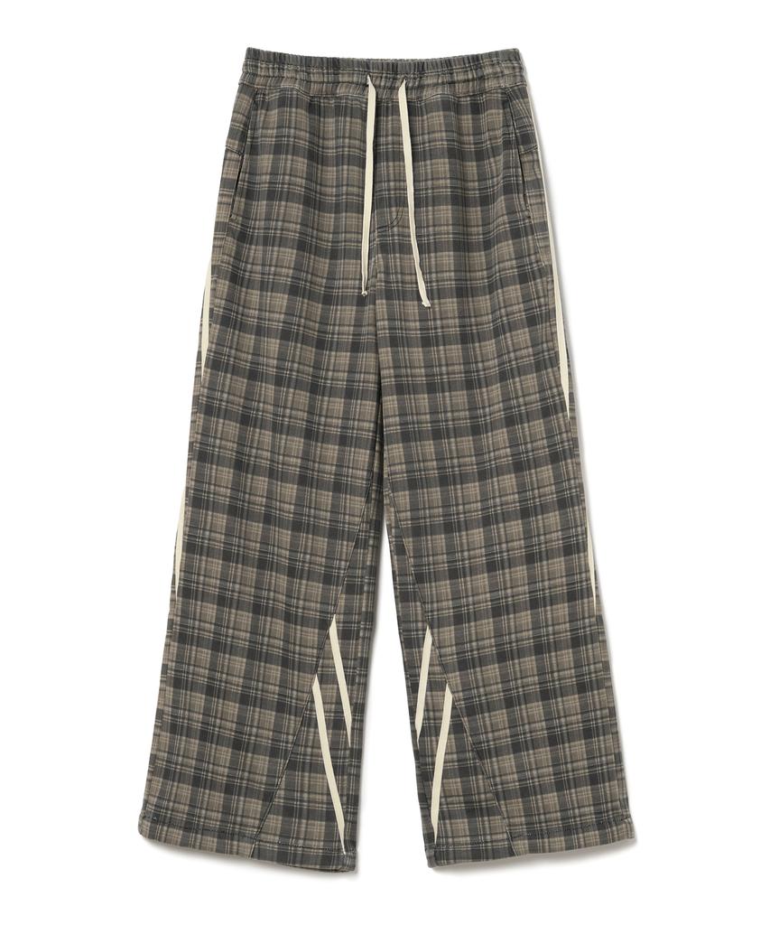 MILLO WOMEN Curved Loose Track Pants [Brown]