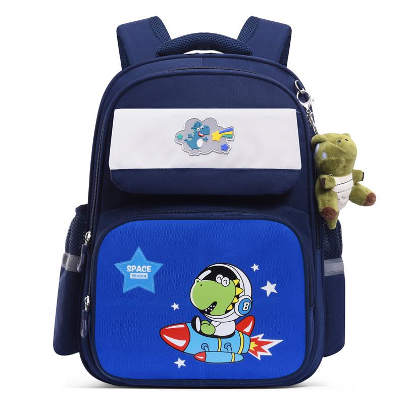 Fun Cartoon Design School Backpack For Kids Oxford Fabric Lightweight