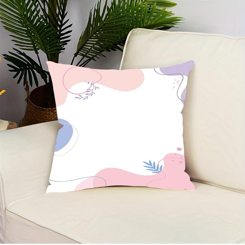 Simple Geometric Print Pattern Home Decor Pillowcase Bedroom Living Room Sofa Decoration Polyester Cushion Cover With Zipper