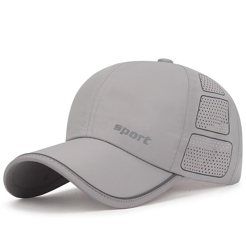 ZHENYUEQI Laser Perforated Quick-Dry Sports Cap Adjustable