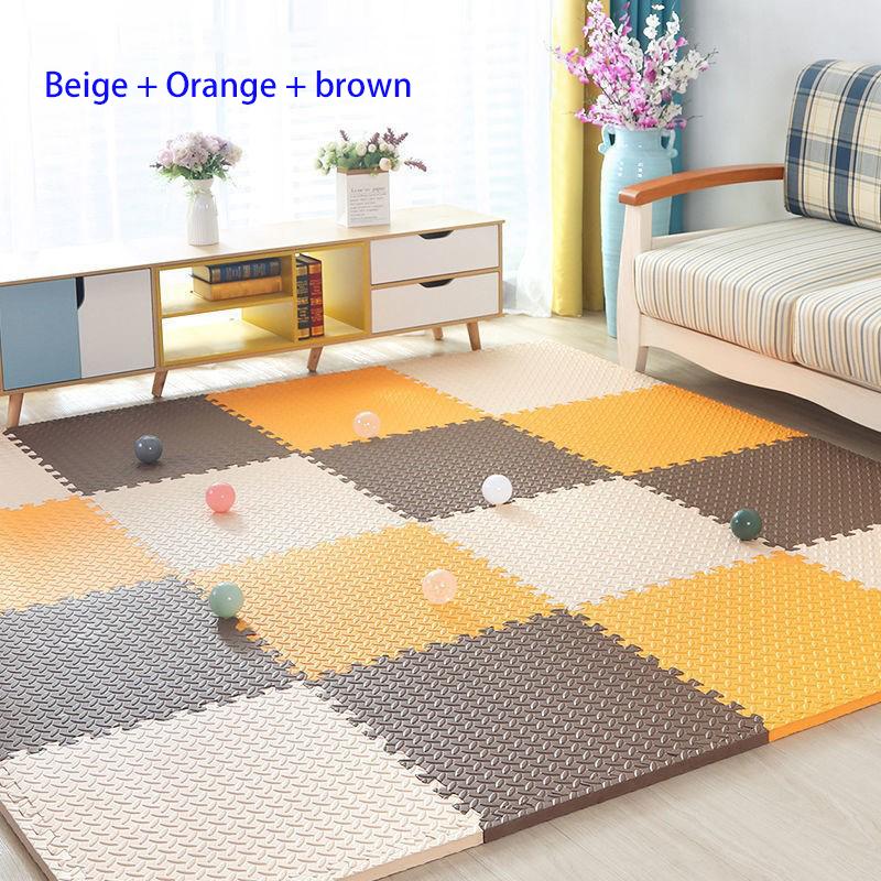 24pcs Xpe Spliced Thickened Foam Floor Mat Children's Baby Crawl Mat Absorbent Dirt Resistant Jigsaw Non-slip Floor Mat