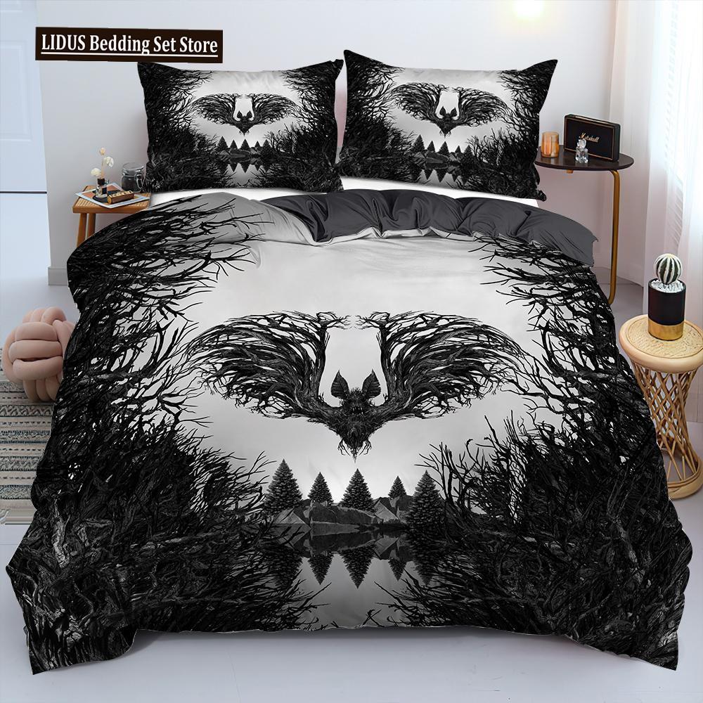 Set Copripiumino Teschio Urlo Horror 3D Misura Queen Set Biancheria da Letto Teschio di Zucchero Singolo Twin Full King Copripiumino Decorazione Camera da Letto
