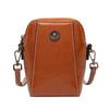 Waxed Leather Small Handbag for Women, Korean Style New Single Shoulder Crossbody Bag, Fashionable Women's Bag, Mobile Phone Bag
