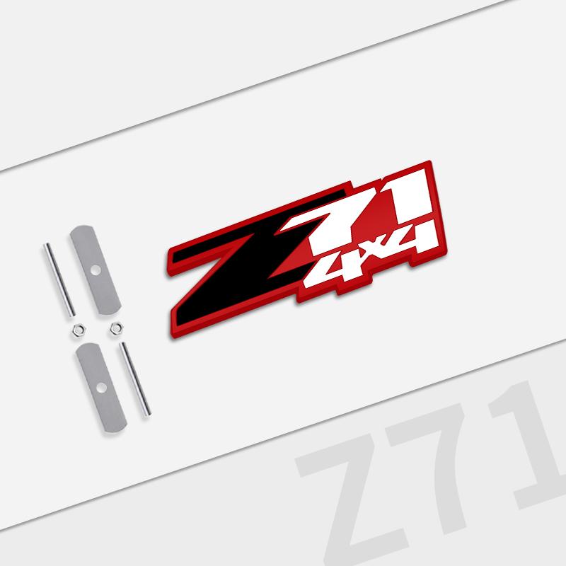 Auto Metall Für Chevrolet Z71 4X4 Kühlergrill Logo Silverado Sierra Tahoe Suburban 1500 Chevy Camaro Aveo Trax Auto Abzeichen Kofferraum Aufkleber