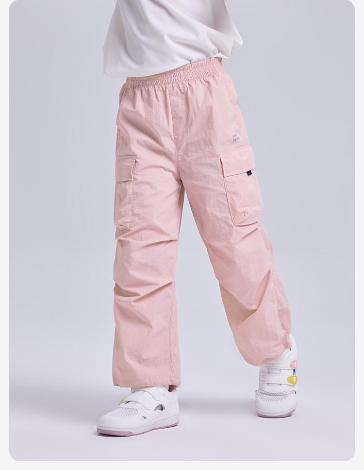 David Bella Children's Cool Pants Summer Clothes Boys' Sunscreen Work Pants Women's Middle School Big Children's Wide Leg Pants