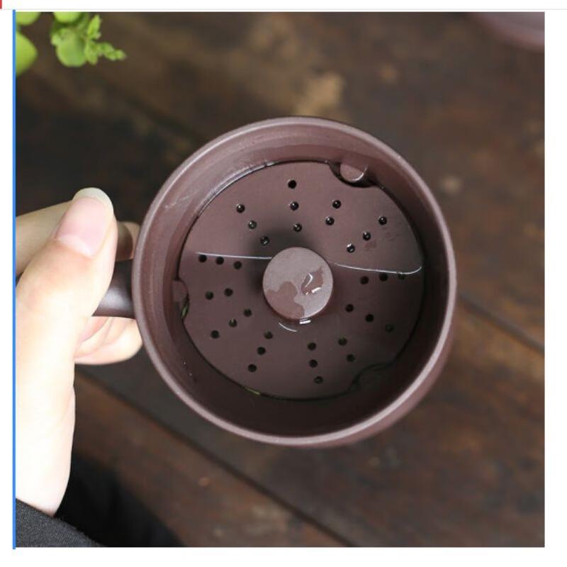 Wanchunhe Zisha Teacup with Handle