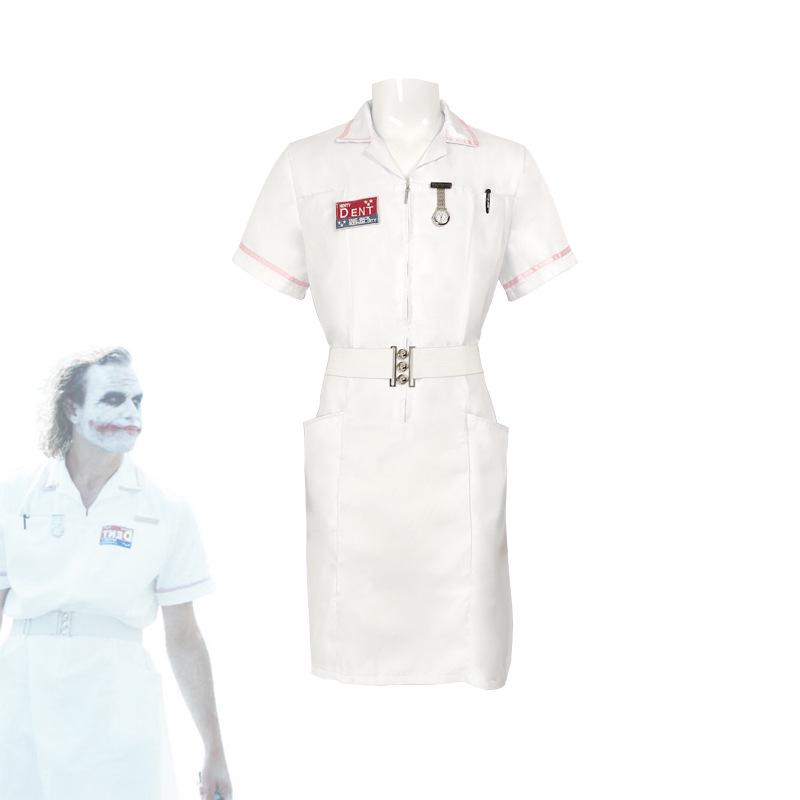 Harley Quinn JOKER Nurse Costume - Marvel DC Suicide Squad Halloween Outfit