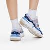Fila Predator 2 Stoff Synthetikleder Retro Sport Low-Top Lifestyle Schuhe Damensneaker Regen-Nebel-Grau Kaschmir-Blau F12W232140FNA